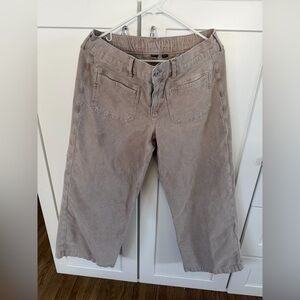 American Eagle Women's Tan Corduroy Pants, Size 8 Short